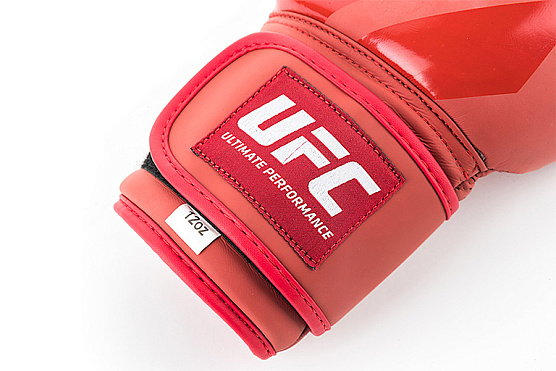 Перчатки для бокса UFC Tonal Boxing 12Oz красные фото3
