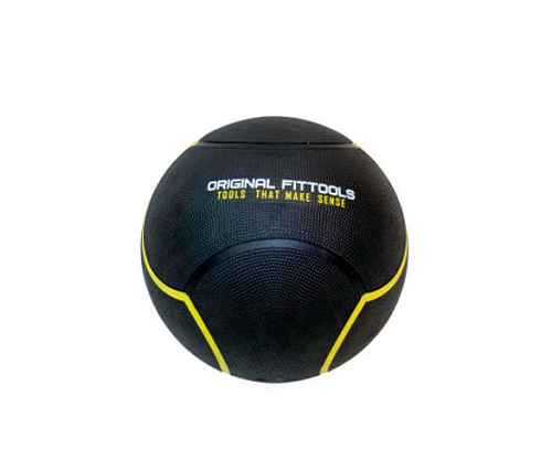 Мяч тренировочный Original FitTools 4 кг черный