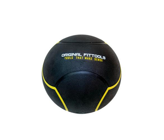 Мяч тренировочный Original FitTools 10 кг черный фото1