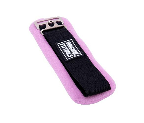 Ремень для тренировки мышц бедра и ягодиц регулируемый Original FitTools (F0-кольцо) фиолетовый