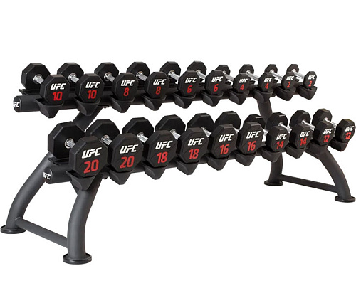 Купить Гантельный ряд UFC 2-20 кг (10 пар) 220 кг в Москве