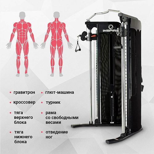 Двойной блок регулируемый DAP Inspire FT1 черный (FT10B)