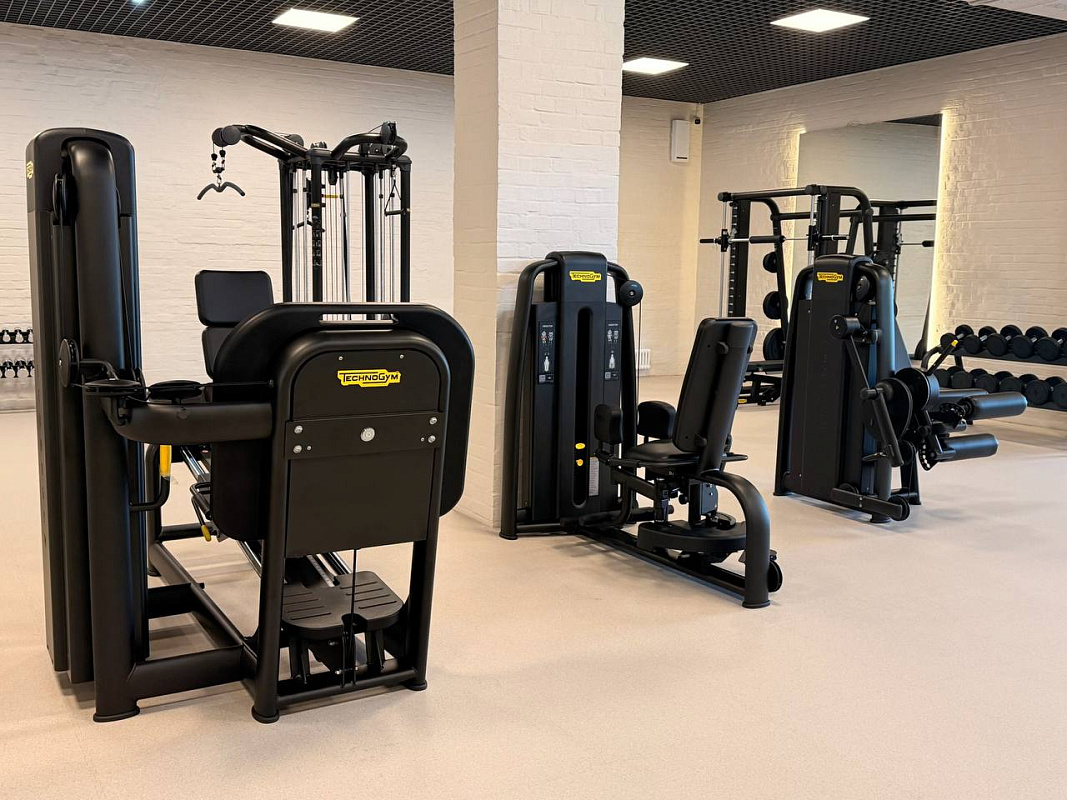 Фитнес-пространство в гостиничном комплексе на Алтае