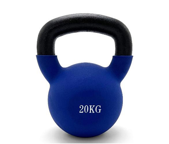 Гиря виниловая Unix Fit 20 кг синяя