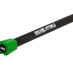 Купить Original FitTools Бодибар FT 3 кг светло-зеленый наконечник в Москве