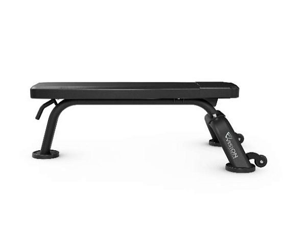 Горизонтальная скамья с колесиками Vision Fitness VST600-FW59 фото2