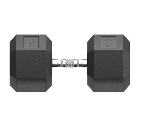 Гантель гексагональная обрезиненная Unix Fit 50 кг / шт.