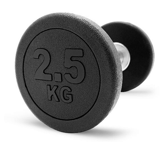 Гантель круглая обрезиненная Unix Fit PRO 2,5 кг / шт.