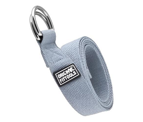 Ремешок для йоги Original FitTools 243 см, серый