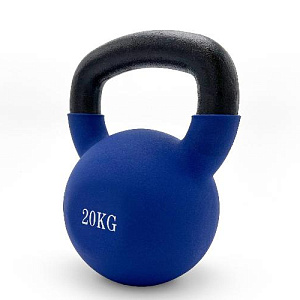 Купить Гиря Unix Fit Гиря виниловая 20 кг Blue в Москве