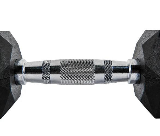 Комплект обрезиненных октагональных гантелей UFC Octagon Dumbbell 10 пар от 2,5 до 25кг фото3