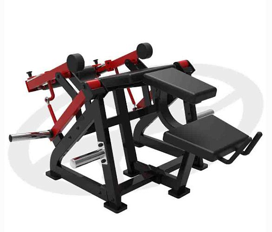 Нагружаемый дисками тренажер Oxide Fitness H024 сгибание ног лежа