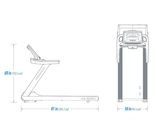 Беговая дорожка Freemotion Fitness T8.9b фото4