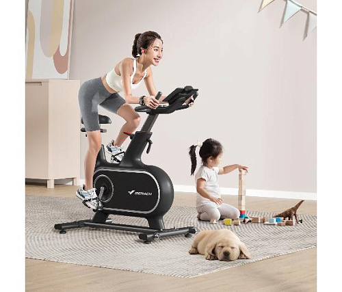 Велотренажер спин-байк Merach MR-S06 домашний черный (Black)