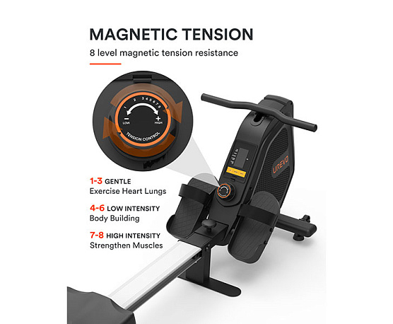 Кардиотренажер Urevo sports UREVO Rower фото9