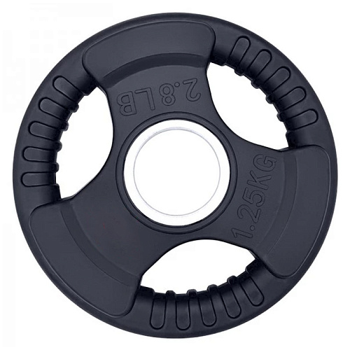 Диск олимпийский 1,25 кг Black Edition KRAFT Fitness