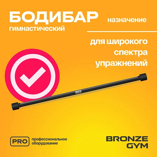 Гимнастическая палка бодибар Bronze Gym, 7 кг