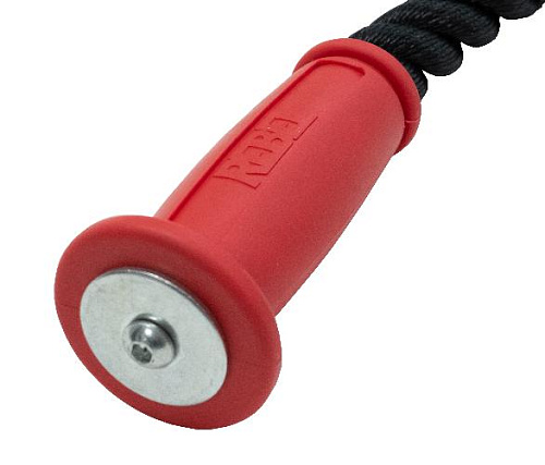 Гибкая тяга (канат) для трицепса Rebel Fitness двойная с резиновыми наконечниками