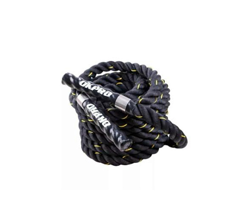 Канат тренировочный Original FitTools OKPRO 12 м D-38 мм телиреновый