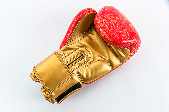 Перчатки для бокса UFC PRO Thai Naga 14 Oz красные фото6