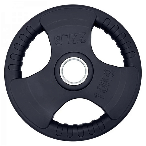 Диск олимпийский 10 кг Black Edition KRAFT Fitness