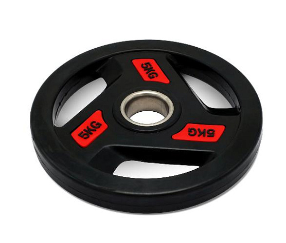 Диск обрезиненный с хватом Unix Fit PRO 5 кг, 51 мм фото1