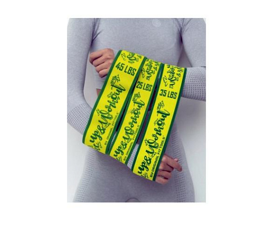 Мини-эспандер нового поколения Original FitTools нагрузка 35 lbs (15,9 кг) фото14