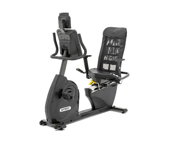 Велотренажер горизонтальный Spirit Fitness XBR55ENT черный фото2