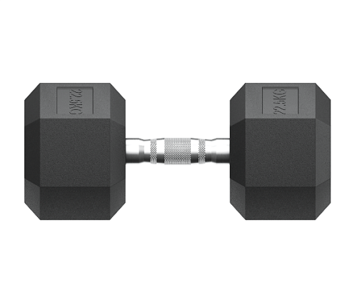 Гантель гексагональная обрезиненная Unix Fit 22,5 кг / шт.