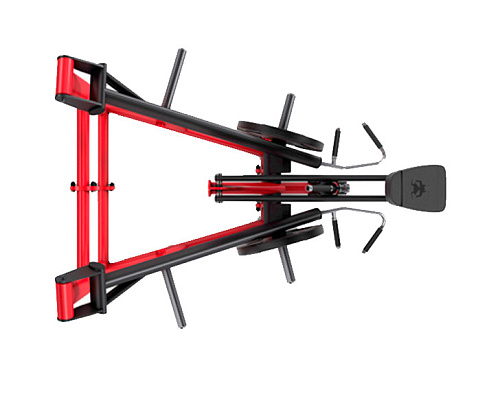 Стойка для упора и фиксации стопы при приседании Gym80 4347