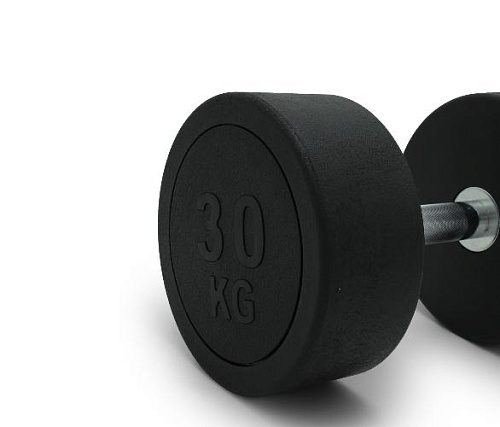 Гантель круглая обрезиненная Unix Fit PRO 30 кг / шт.