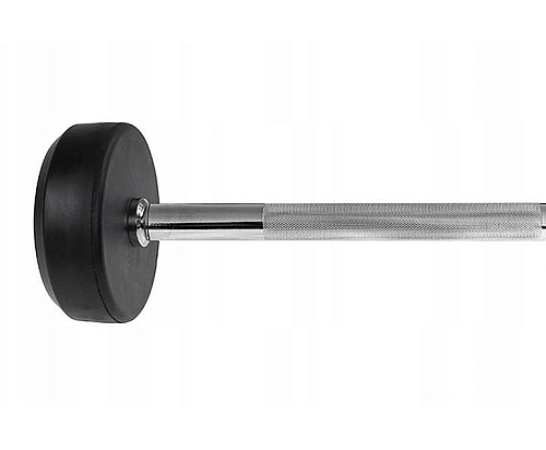 Комплект прямых фиксированных обрезиненных штанг Hasttings 5 шт от 10 до 30 кг