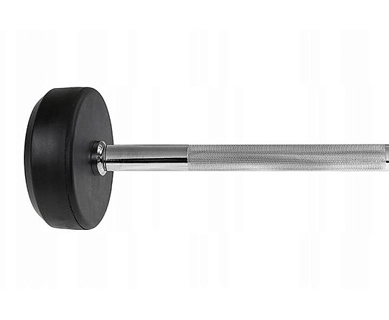 Комплект прямых фиксированных обрезиненных штанг Hasttings 5 шт от 10 до 30 кг фото1