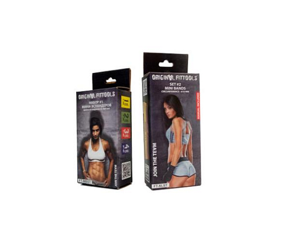 Набор мини-эспандеров Original FitTools длина по окружности 610 мм фото6