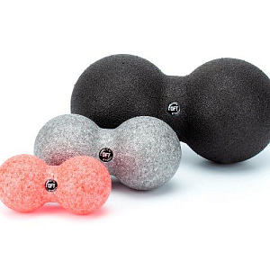 Купить Original FitTools Шар массажный сдвоенный 12 х 6 см розовый в Москве