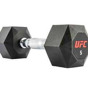 Купить UFC Комплект обрезиненных октагональных гантелей 10 пар от 2,5 до 25кг Octagon Dumbbell в Москве