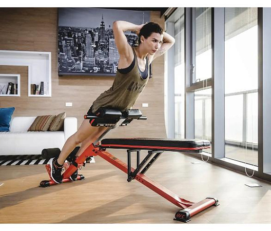 Скамья для пресса и разгибания спины UFC фото3