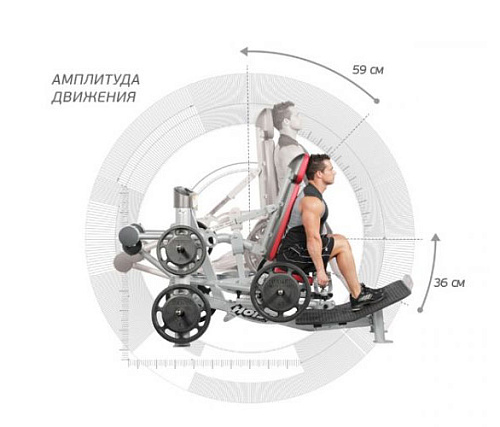 Тяга снизу Hoist RPL-5356 (Free Weights)