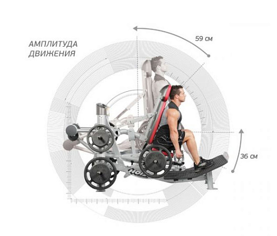Тяга снизу Hoist RPL-5356 (Free Weights) фото1