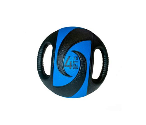 Купить Мяч тренировочный медицинбол с хватами Original FitTools 4 кг в Москве