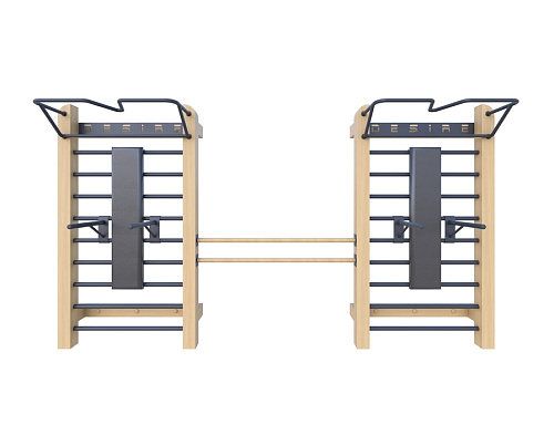Шведская стенка с эспандерами, брусьями, скамьей и балетным станком Desire Eco Double Stretch Купить Шведская стенка с эспандерами, брусьями, скамьей и балетным станком Desire Eco Double Stretch в Москве