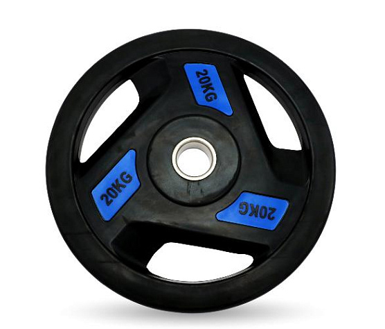Unix Fit Диск обрезиненный c хватом PRO 20 кг, 51 мм