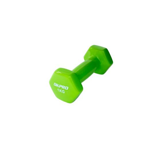 Original FitTools Гантель виниловая 1 кг для групповых программ