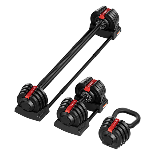 Купить Набор регулируемый штанга+гантель+гиря Hyfit 18 кг в Москве