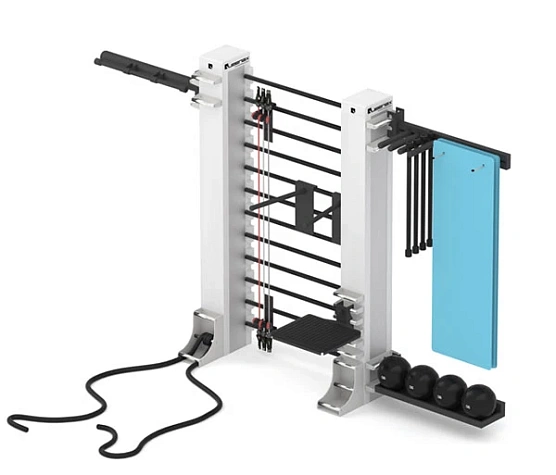 Настенный комплекс на 3 станции Queenax By Precor WALL SOLUTION 2D 1.75 m фото2