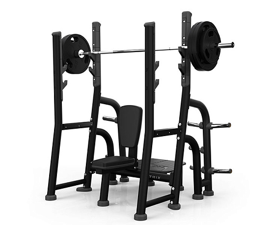 Силовой тренажер Matrix Fitness MAGNUM A45 Скамья для армейского жима