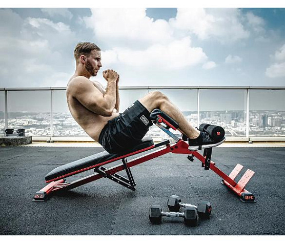 Скамья для пресса и разгибания спины UFC фото7