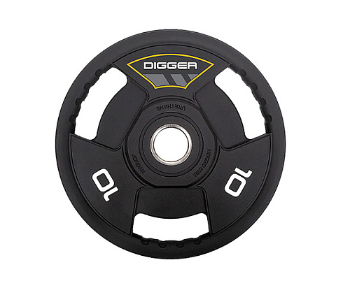 Купить Диск олимпийский полиуретановый 3-х хватовый Hasttings 10 кг в Москве