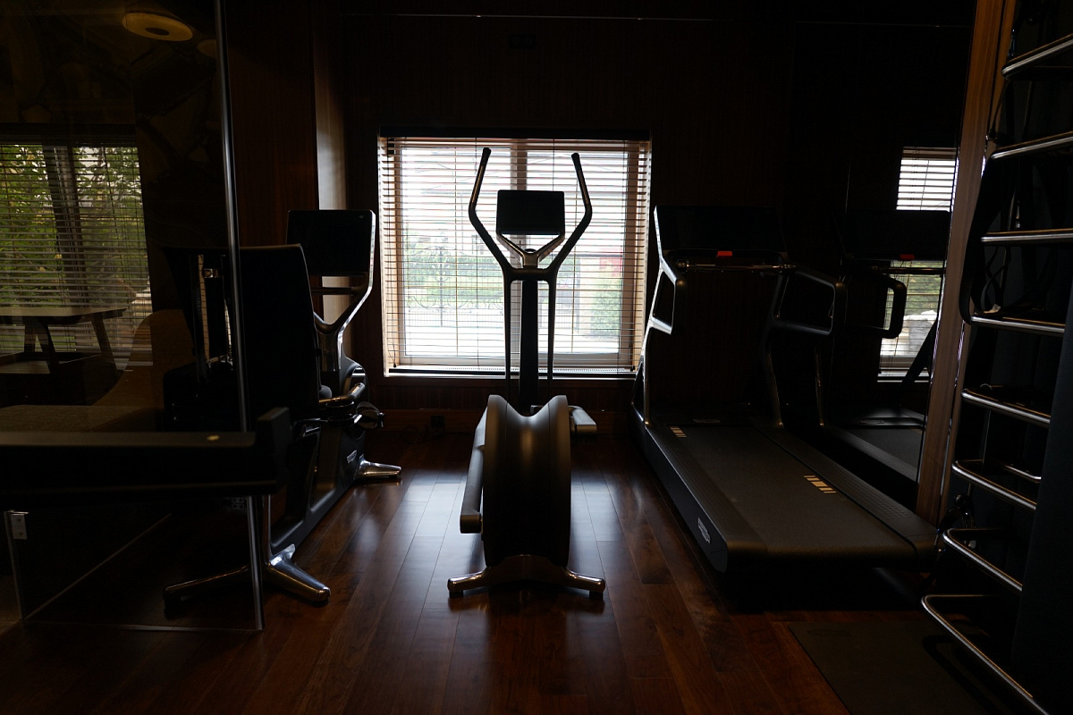 Спортивный зал в коттеджном посёлке «Монтевиль»