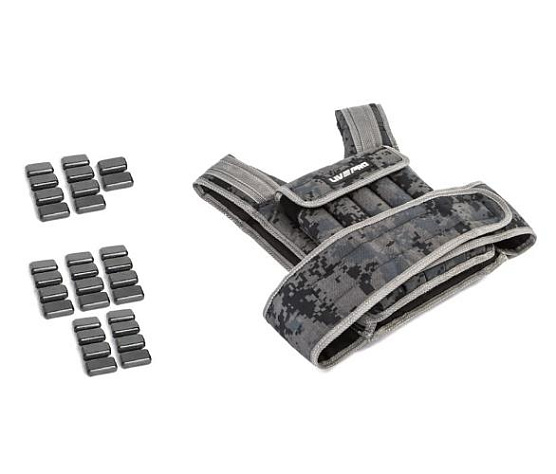 Жилет утяжеленный текстильный мужской Livepro LP8195-10 10 кг